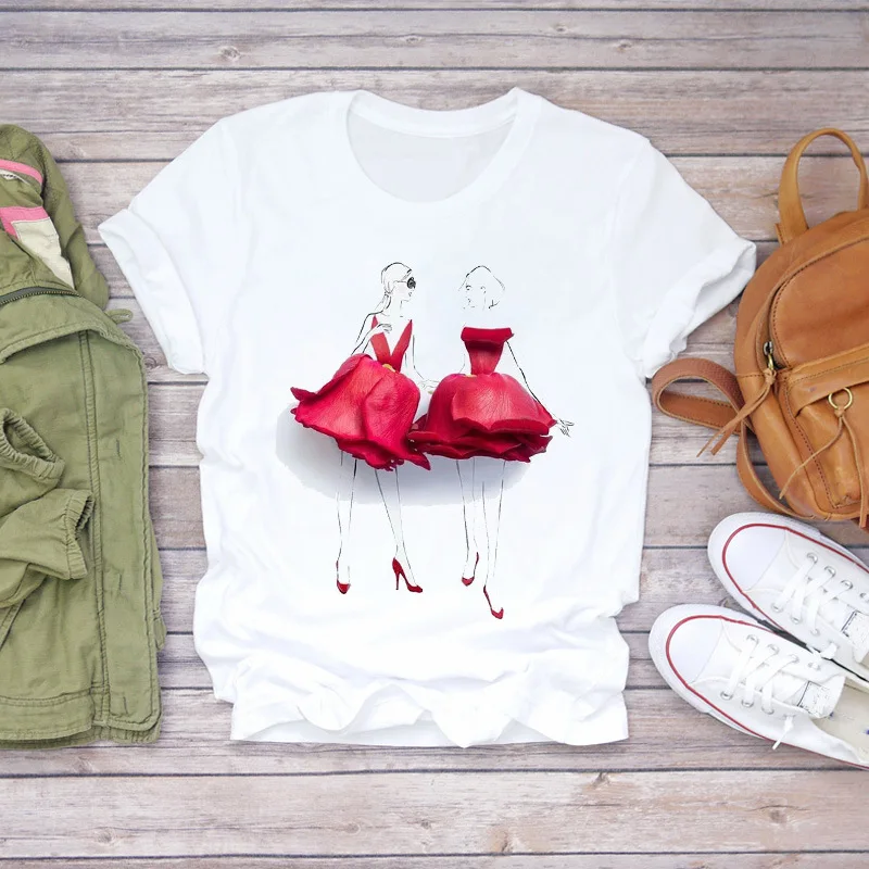 Dreamcatcher Dreamcatcher Crewneck Loose Fashion White T-shirt Women's Short-sleeved Tshirt Tops Oversized T Shirt Tee