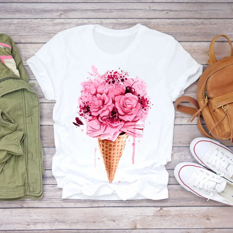 Dreamcatcher Dreamcatcher Crewneck Loose Fashion White T-shirt Women's Short-sleeved Tshirt Tops Oversized T Shirt Tee