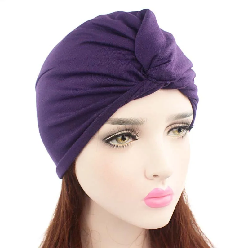 2022 Women Cross Twist Hijab Caps Muslim Cotton Underscarf Islamic Headscarf Bonnet Headband Turban Musulman Femme Headwrap Cap