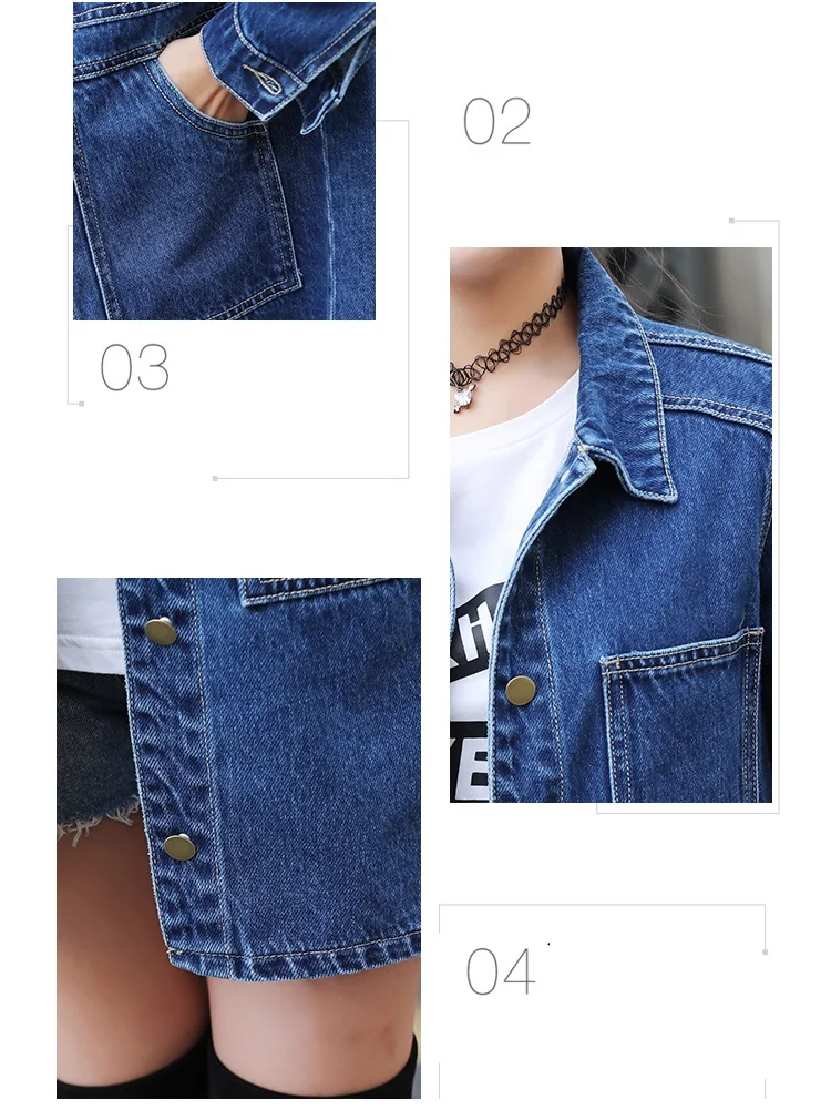 2026 New Spring Autumn Denim Windbreaker Coat 6XL Korean Slim Long-sleeve Jeans Jacket All-match Casual Female Denim Outwear Top