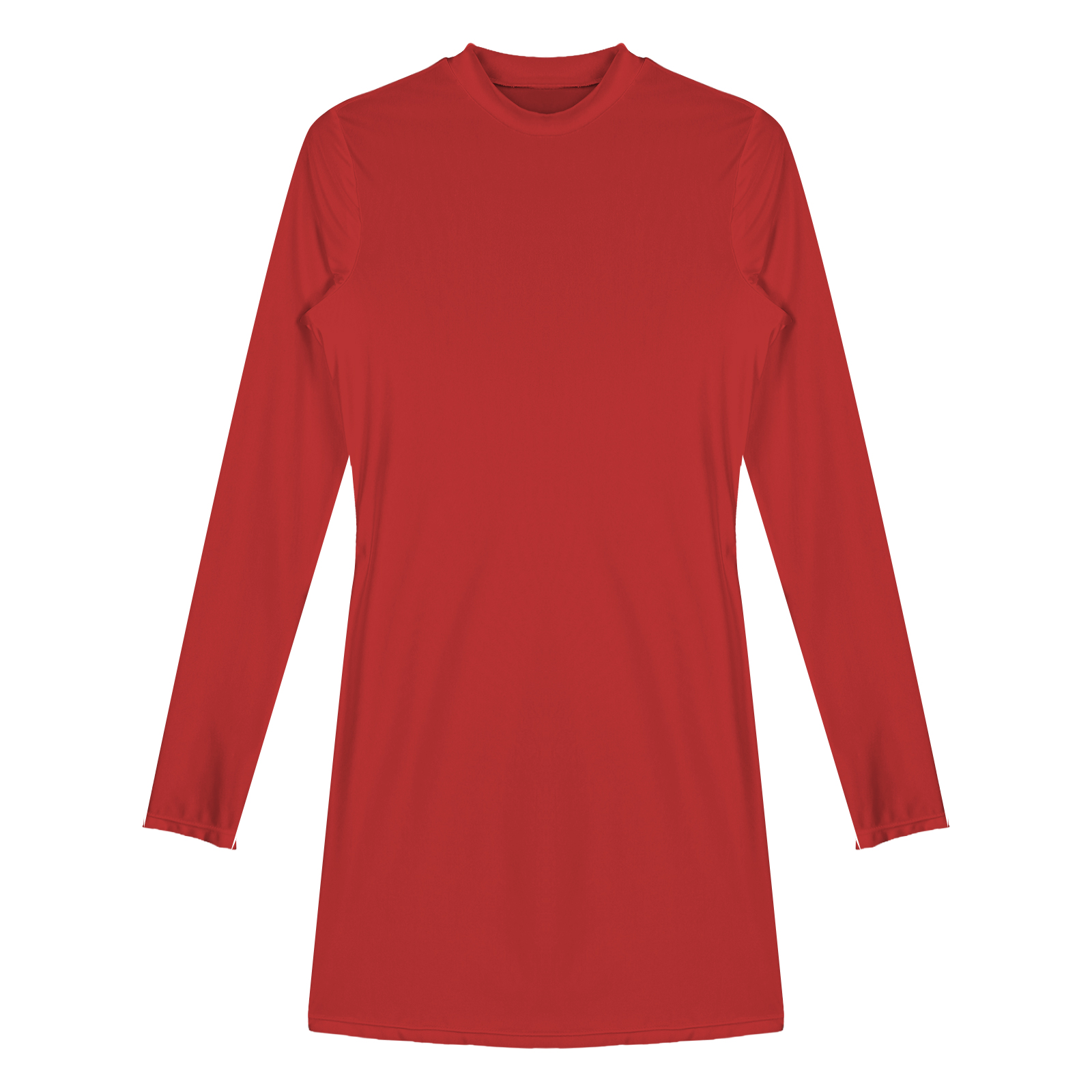 Women Oil Bodycon Dress Smooth Stretchy Tight Party Dress Female Sexy Envening Dresses Glossy Long Sleeve Bodycon Dress Clubwear