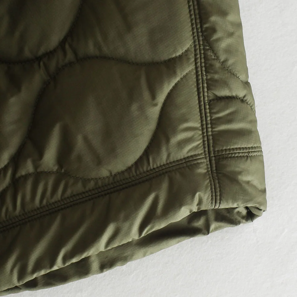 XEASY Women Jacket Capes And Poncho Autumn Woman Clothes Solid Quilted Coats Zippers Cardigan For Women Casual Oversized Jacket