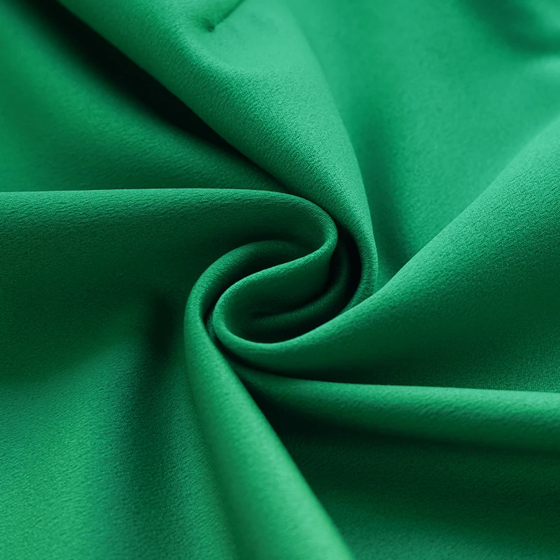 Slim Chic Elegant Women Mini Skirts Green Satin High Street Solid Side Zipper Sexy Bodycon Skirt Faldas Mujer