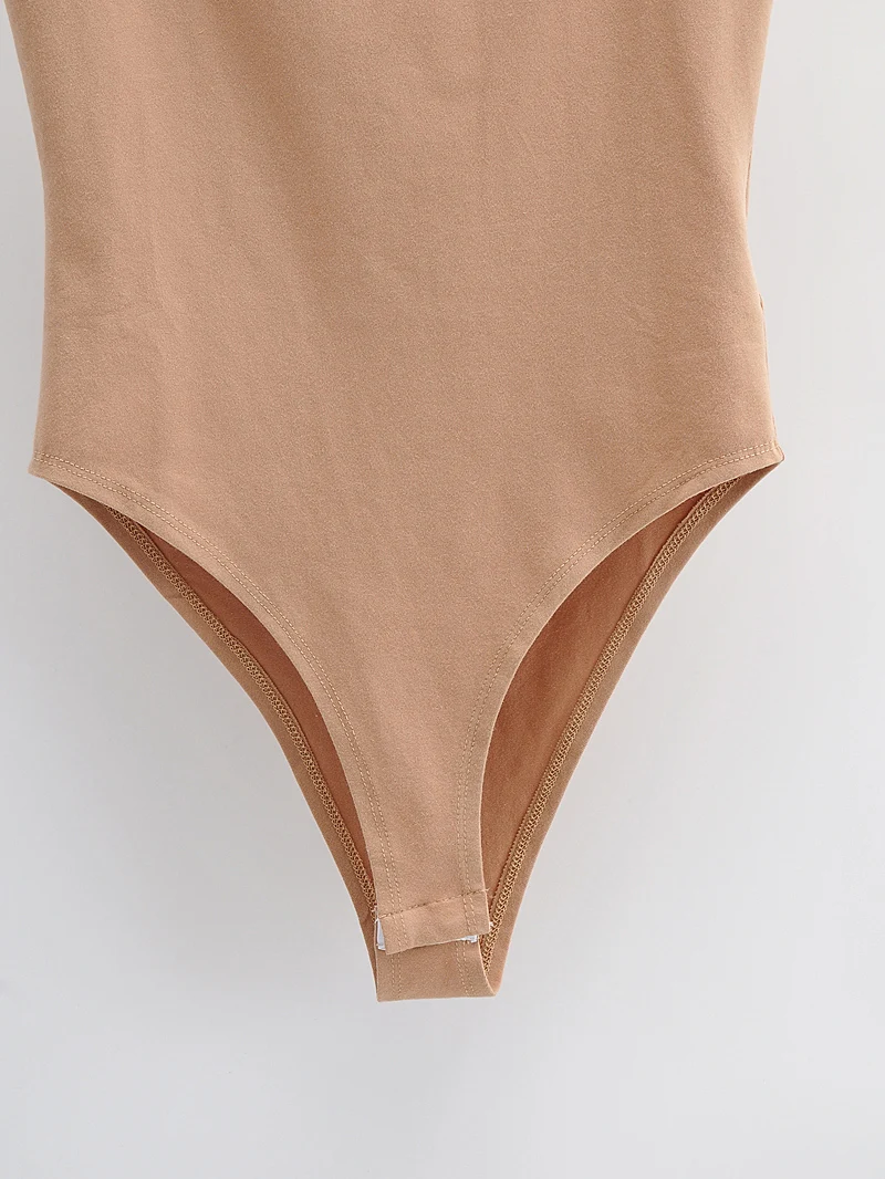 BRADELY MICHELLE Summer New Arrivals in Store Pure Color Thin Stretch Knitted Sling One-Piece Sexy Beach Style