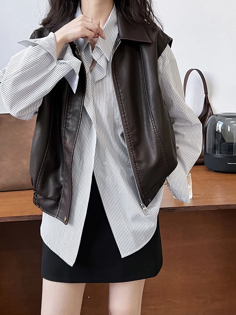 2024 Women Spring Blouses Long Sleeve Cotton Womens Striped Blue Tops And Blouses Fashion Shirt Blusas Roupa Feminina