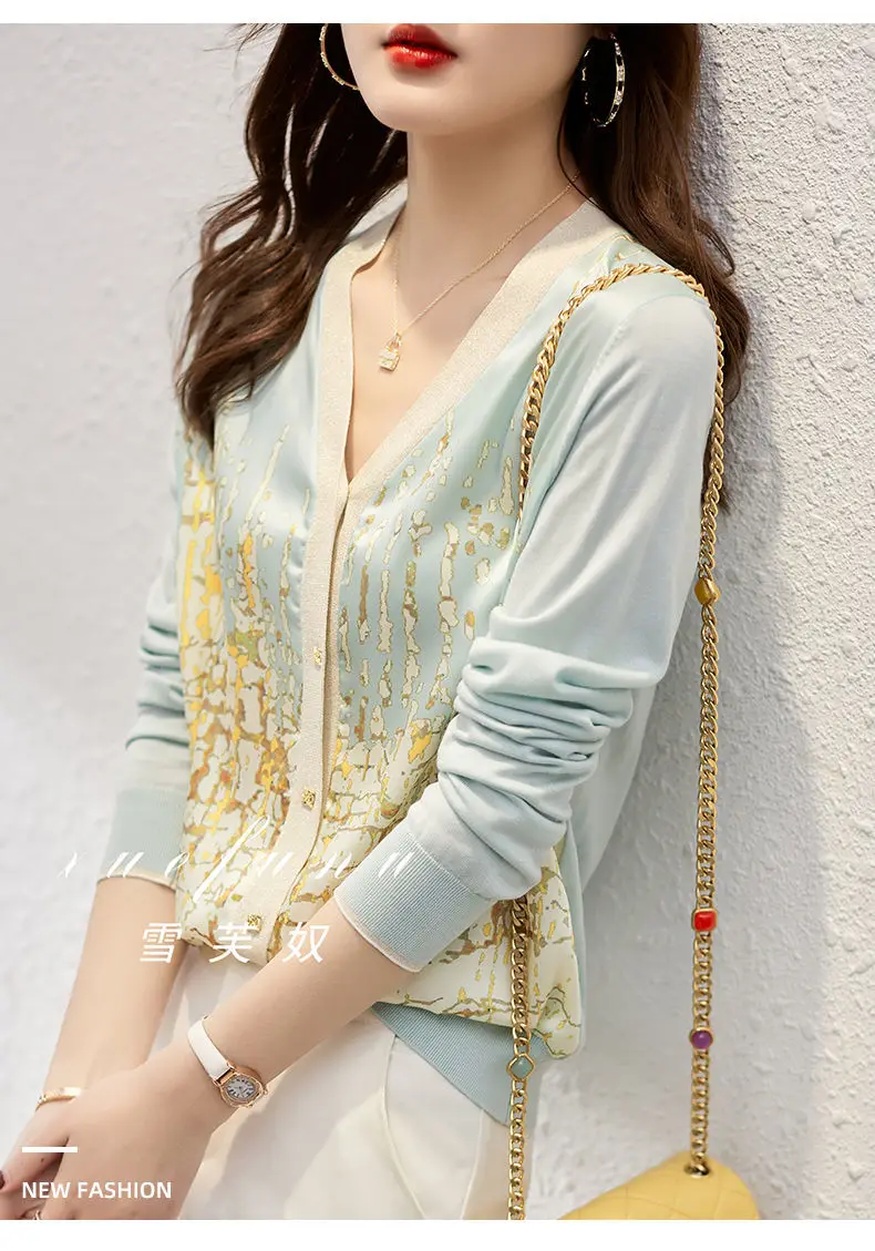 New Casual Soft Knit bottoming shirts Sweater cardigans sweater Tees Basic shirts knitted Tops