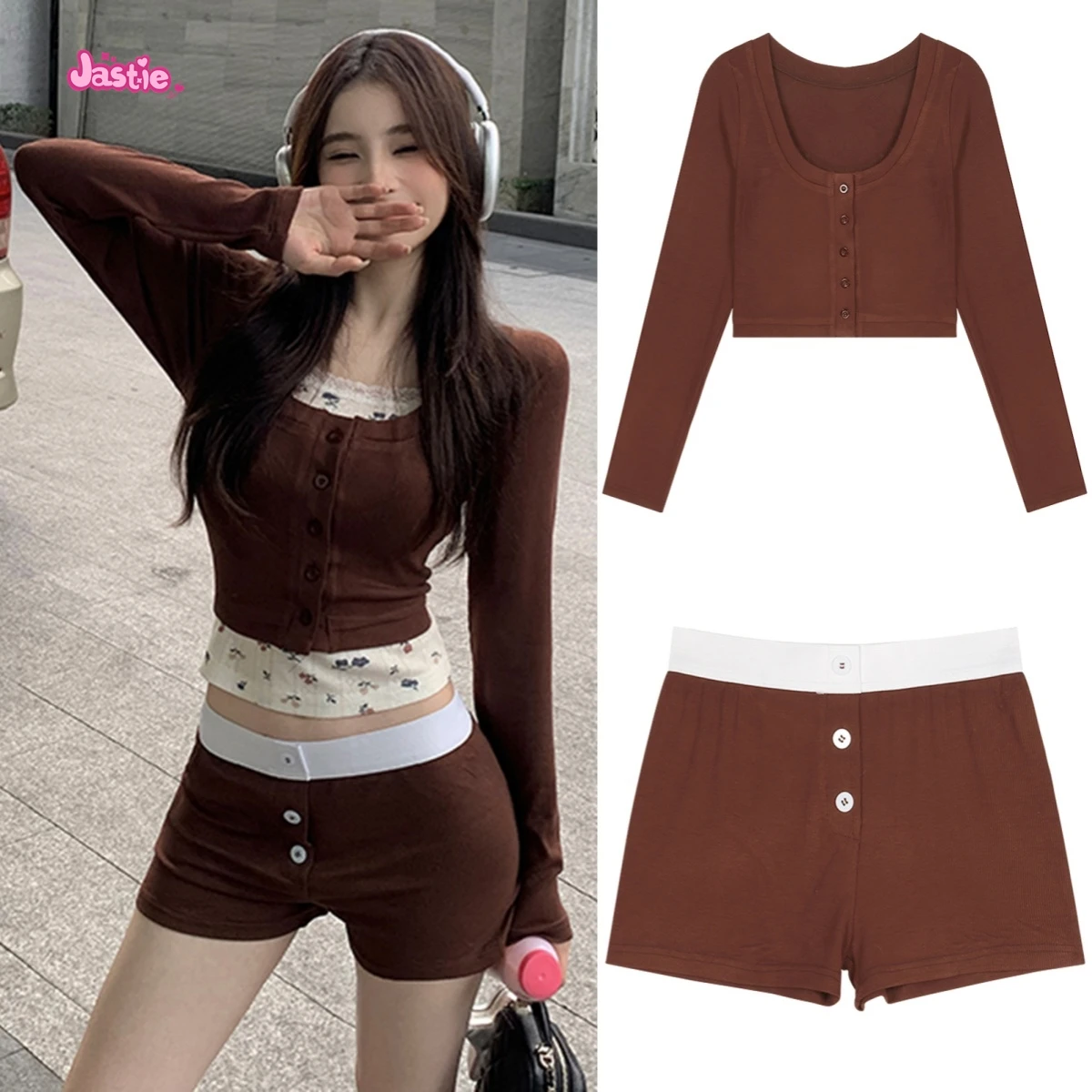 Chic Floral Print Cotton Shorts Women Summer Casual Elastic High Waist Eyelet Sweatshorts Woman Vintage Sweet Boho Shorts 2024