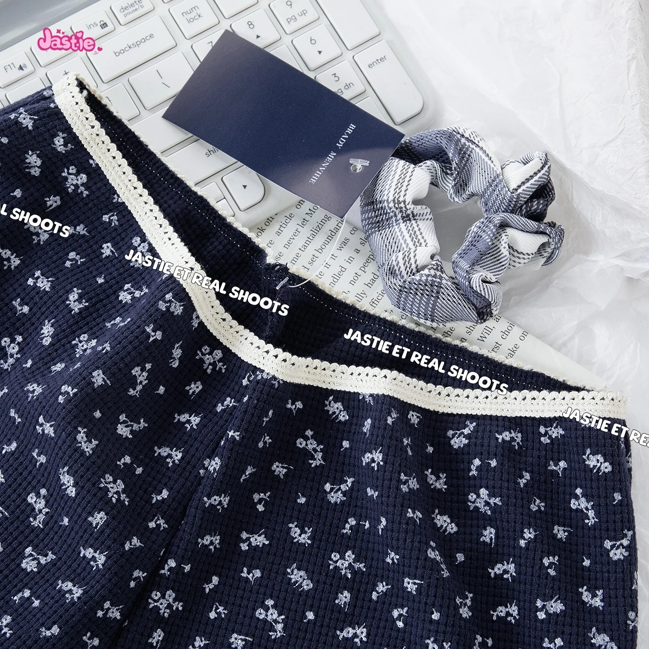Chic Floral Print Cotton Shorts Women Summer Casual Elastic High Waist Eyelet Sweatshorts Woman Vintage Sweet Boho Shorts 2024