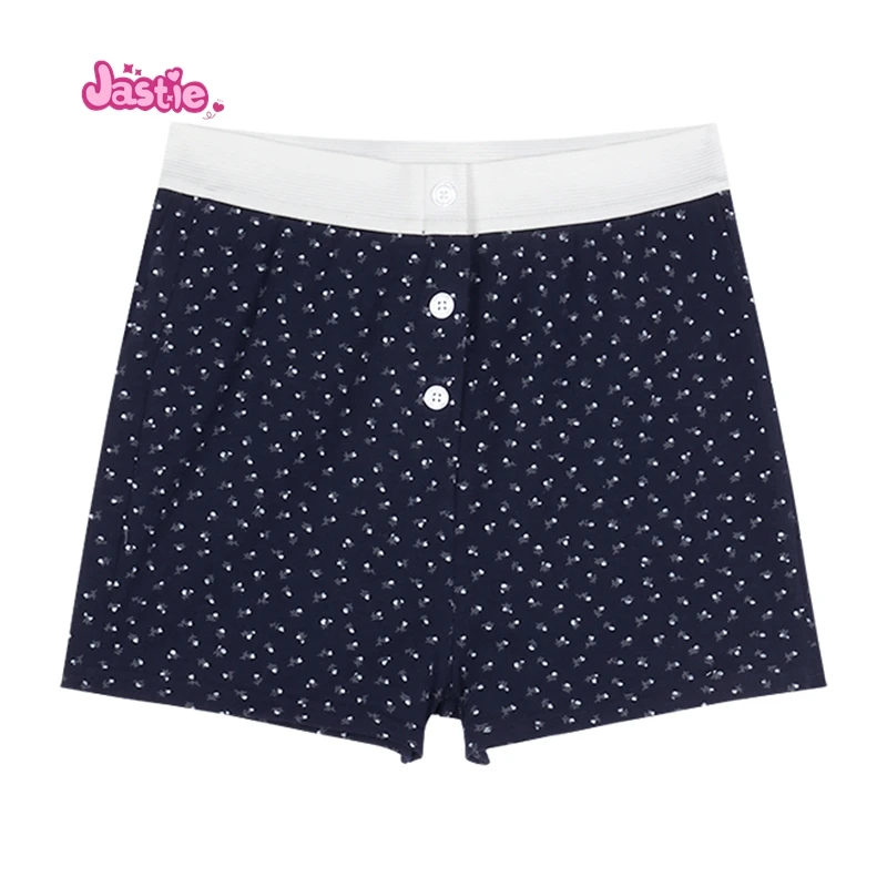 Chic Floral Print Cotton Shorts Women Summer Casual Elastic High Waist Eyelet Sweatshorts Woman Vintage Sweet Boho Shorts 2024