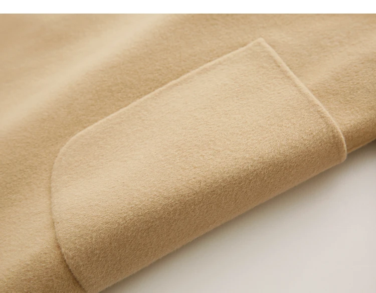 AMII Minimalist Wool Coat For Women 2024 Winter Blazer Collar With Belt Vintage Korean Fashion Long Blends Jacket 12424102