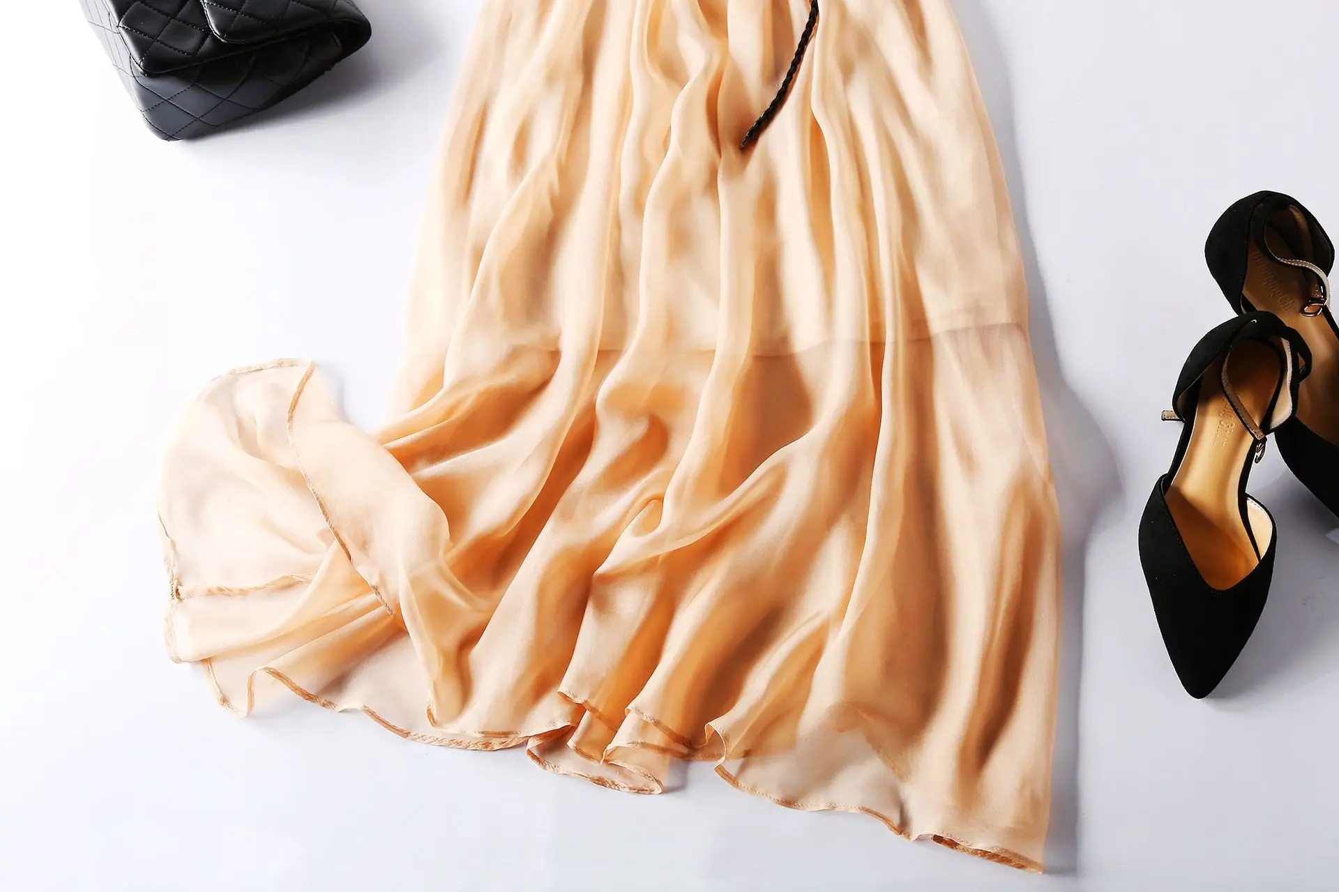 Tcyeek100%mulberry Silk Dress Women Korean Summer Dresses Sleeveless Beach Dress Womans Clothing Ladies Dresses Vestido Feminino