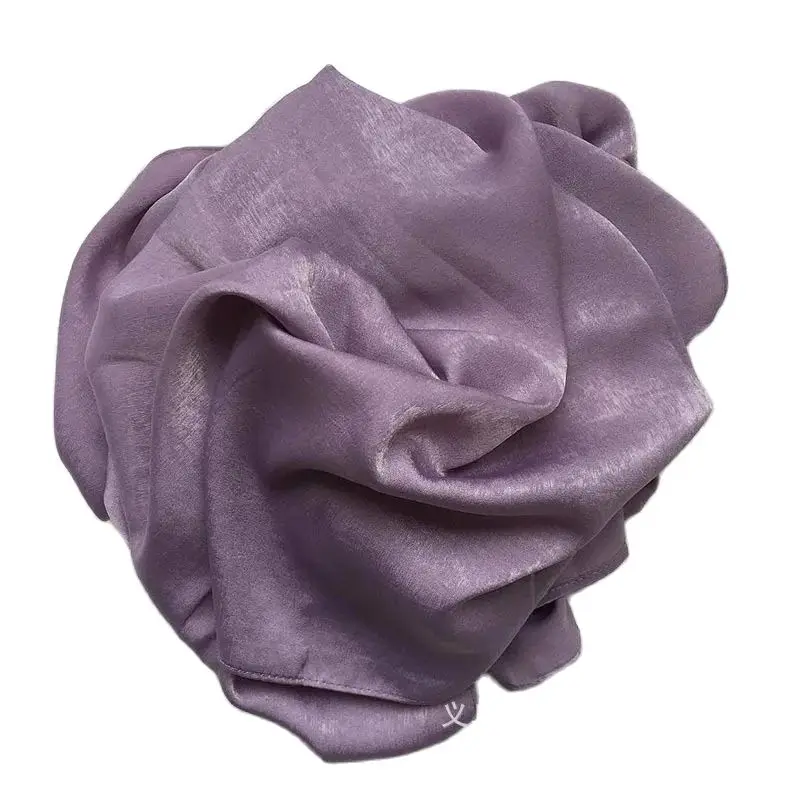 Premium Velvet Satin Chiffon Hijab Scarf Women Luxury Soft Plain Shawl For Women Muslim Hijabs Turban Femme Chic Ramadan