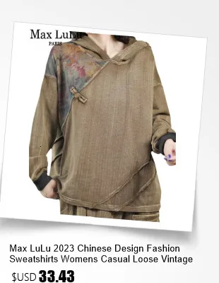 Amax luluE Spring Fashion Denim Hoodies Womens Vintage Hooded Classic Loose Sweatshirts Ladies Harajuku Leisure Korean Clothes