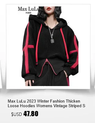 Amax luluE Spring Fashion Denim Hoodies Womens Vintage Hooded Classic Loose Sweatshirts Ladies Harajuku Leisure Korean Clothes