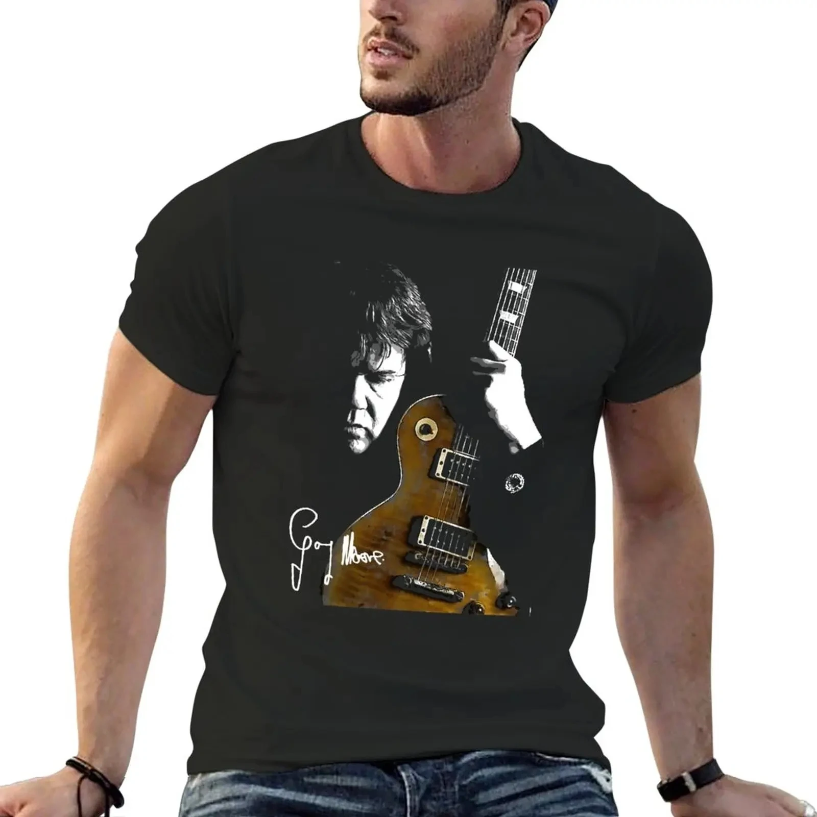 Gary Moore Wild Frontier'87 Fashionable street casual trend Comfortable summer all-purpose T-shirt for men and women