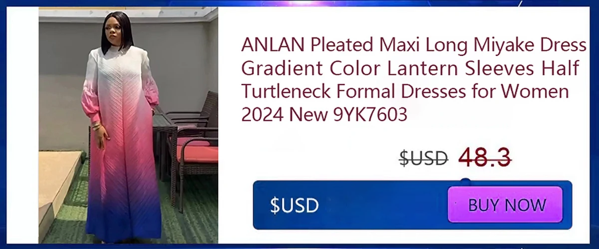 ANLAN Miyake Fold Set Women's Fashion Sleeveless Hanging Neck Top + Wide-leg Straight Pants Sexy Two-piece Sets 2025 New 9AN1502