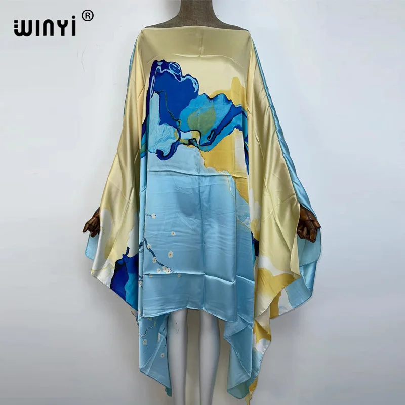 WINYI African Kaftan sexy Beach Cover up Beach Wear Oversize Bikini Cover up Robe party holiday 2022 summer clothes for women