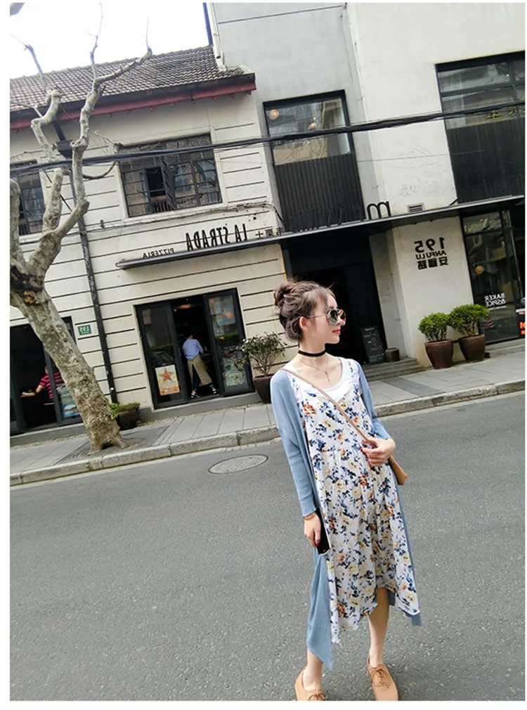 2021 New Summer Women Long Cardigan Jacket Casual Loose Thin Silk Knitted Cardigans Ladies Sun Protection Clothing Plus Size 2XL