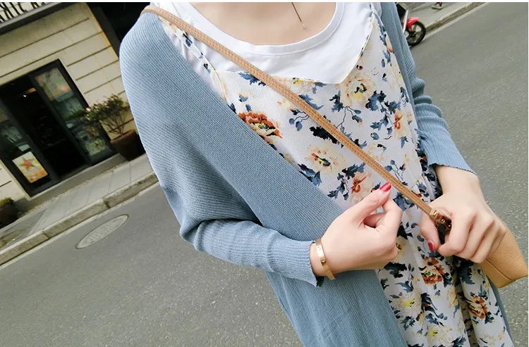 2021 New Summer Women Long Cardigan Jacket Casual Loose Thin Silk Knitted Cardigans Ladies Sun Protection Clothing Plus Size 2XL