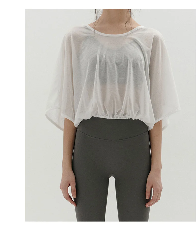 Chic Elegant T Shirt For Women Casual Solid Backless Hollow Out Yoga Tops Jogger Running Shirts Camisetas Aesthetic Clothes
