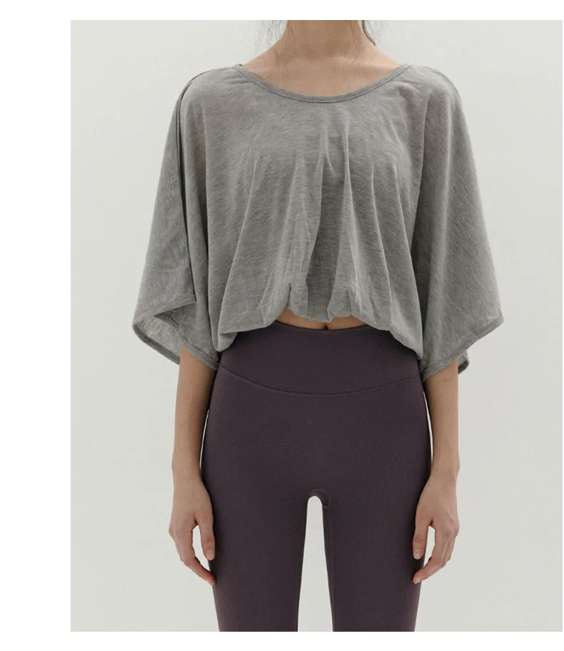 Chic Elegant T Shirt For Women Casual Solid Backless Hollow Out Yoga Tops Jogger Running Shirts Camisetas Aesthetic Clothes