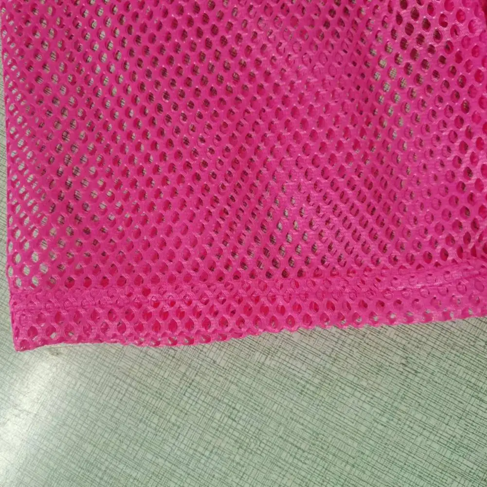 Women Fishnet Tank T-Shirt Casual Crop Tops See Through Mesh Top Women's Mesh Yoga Shirt Sexy Mesh Cover Up Party Dance Top