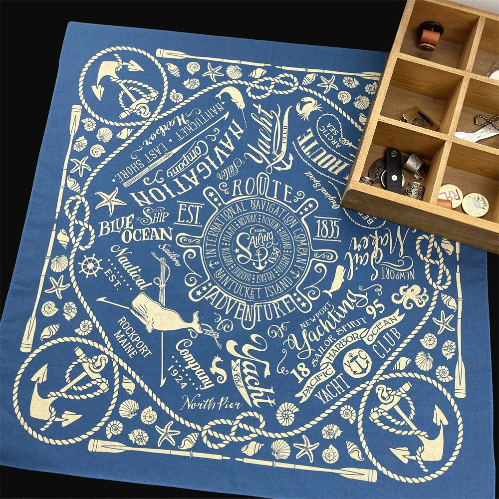 Wholesale High Quality Skull Chimpanzees Print Cashew Hip Hop Cotton Square Bandana Scarf Riding Headband Paisley Gifts