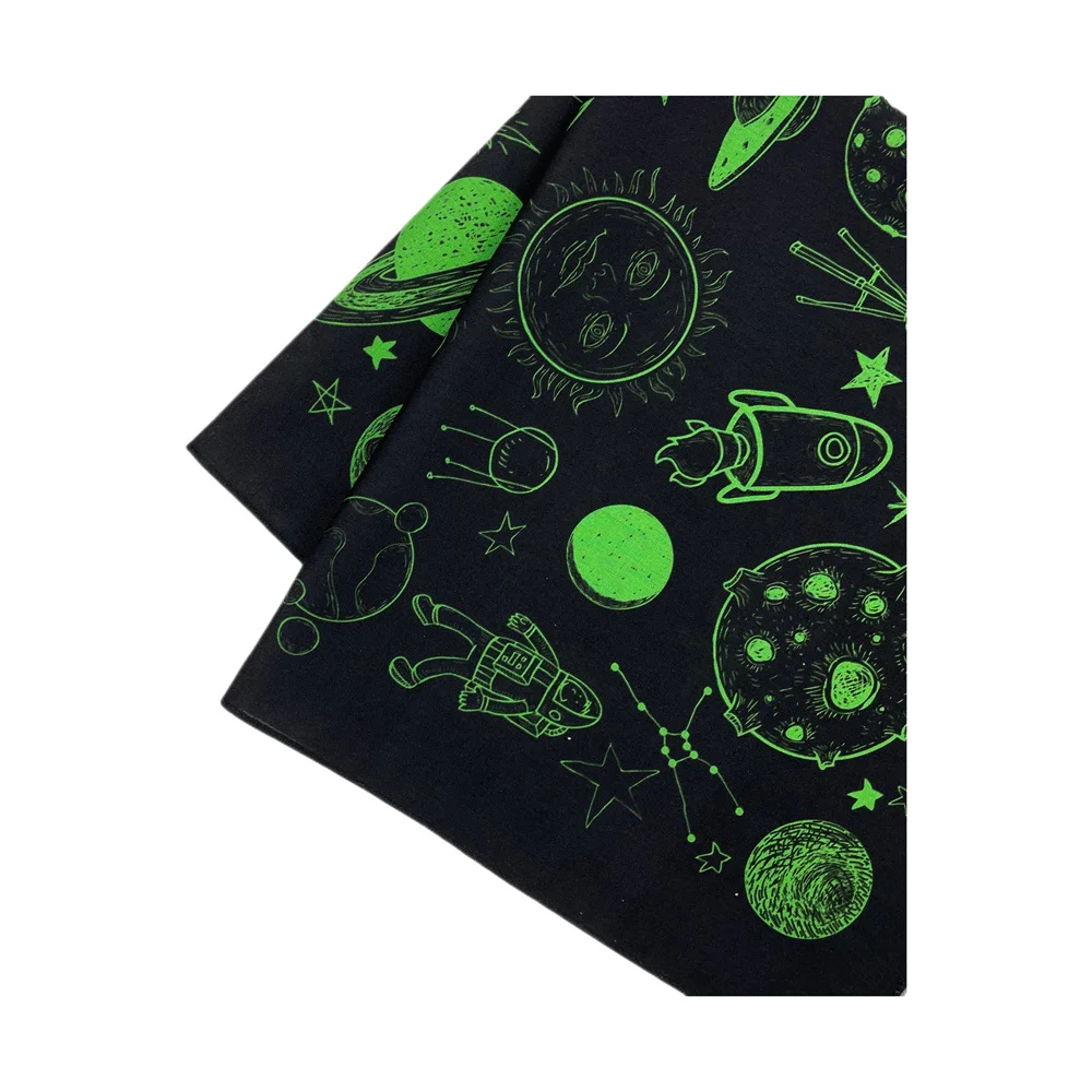 Wholesale High Quality Skull Chimpanzees Print Cashew Hip Hop Cotton Square Bandana Scarf Riding Headband Paisley Gifts