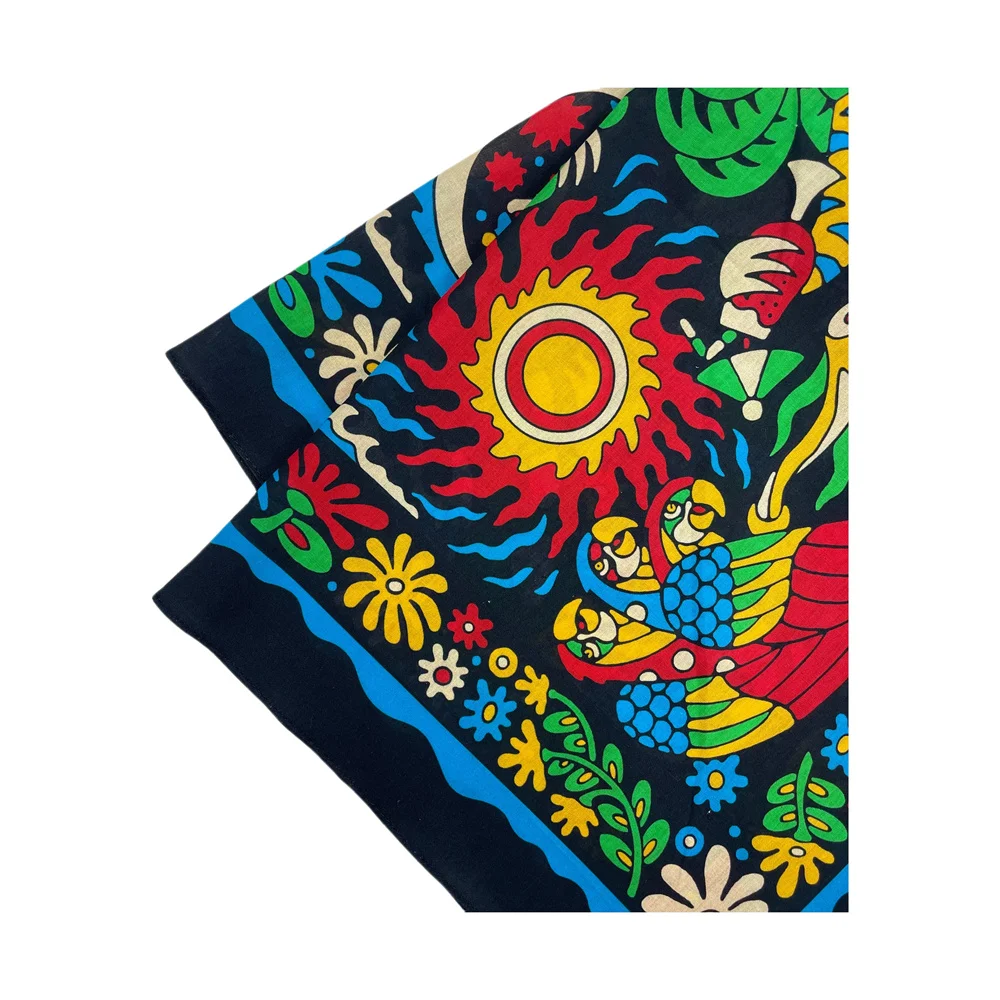 Wholesale High Quality Skull Chimpanzees Print Cashew Hip Hop Cotton Square Bandana Scarf Riding Headband Paisley Gifts