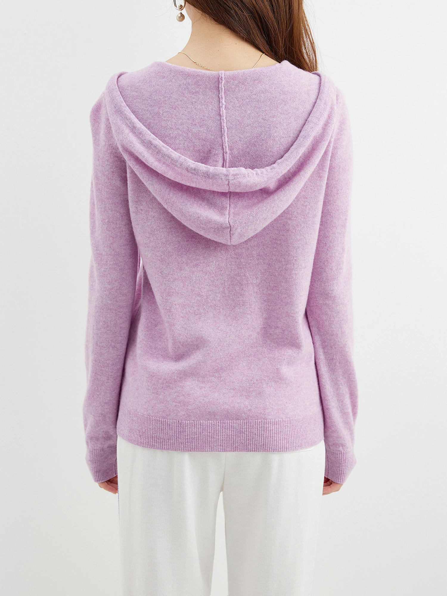 Hooded Sweatshirt Cardigan Fashion Womens Clothing Cardigans Zip Hoodie Fall Winter 100% Merino Wool Warm Sweaters Knitwears y2k