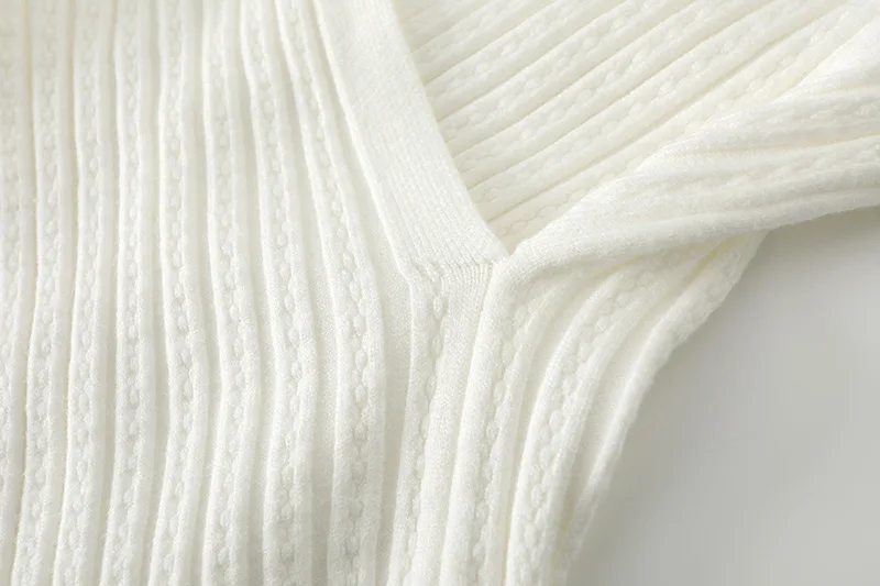 2025 Women Spring Halter Neck Sweater Slim Stretch Sexy Pullovers Long Sleeve Good Quality Women Fashion Sweater Tops