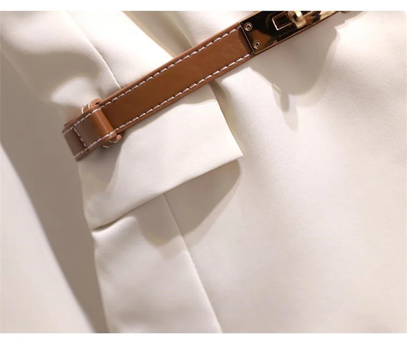 Spring Autumn Women's Dresses 2026 New Fashion Suit Collar Stitching Fake Two-Piece Elegant Lady Office Long Dress Vestidos