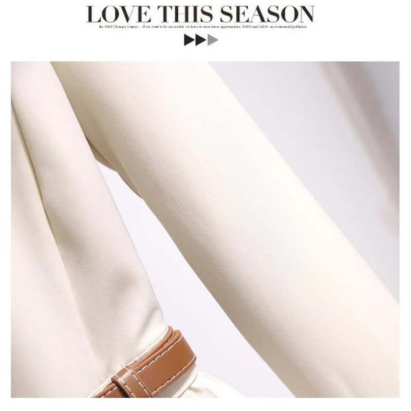 Spring Autumn Women's Dresses 2026 New Fashion Suit Collar Stitching Fake Two-Piece Elegant Lady Office Long Dress Vestidos