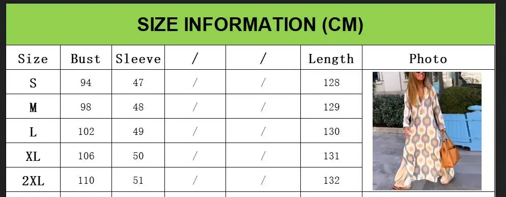 Women Geometric Printing Split Maxi Dress 2023 Summer Causal V Neck Long Sleeve Dresses Female Holiday Beach Boho Dress Vestidos