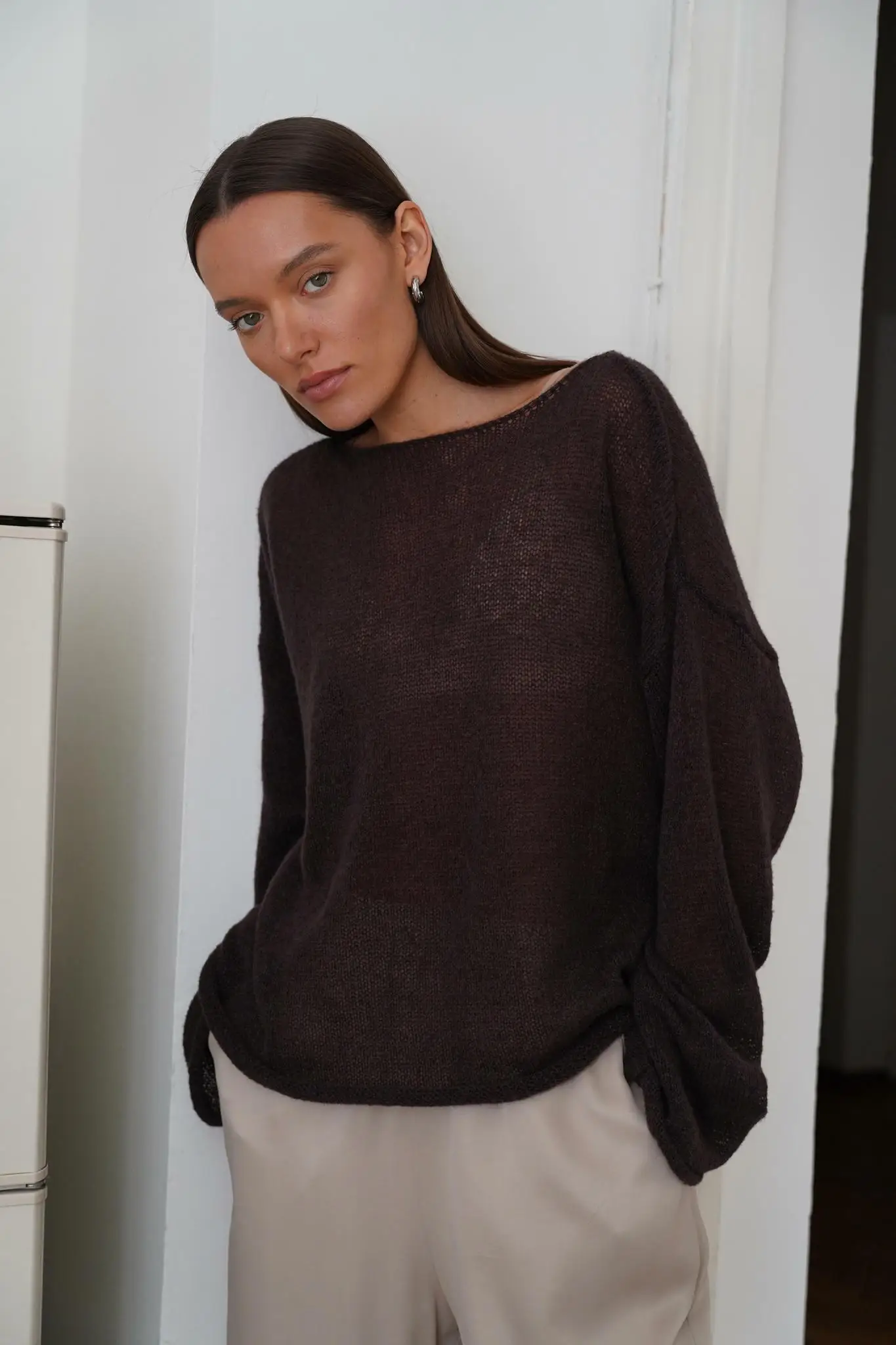 Wolfeel Women Oversized Sweater Summer Autumn Casual Fashion Loose Women Pullovers Chic White Jumper Sueter Mujer Pull Femme