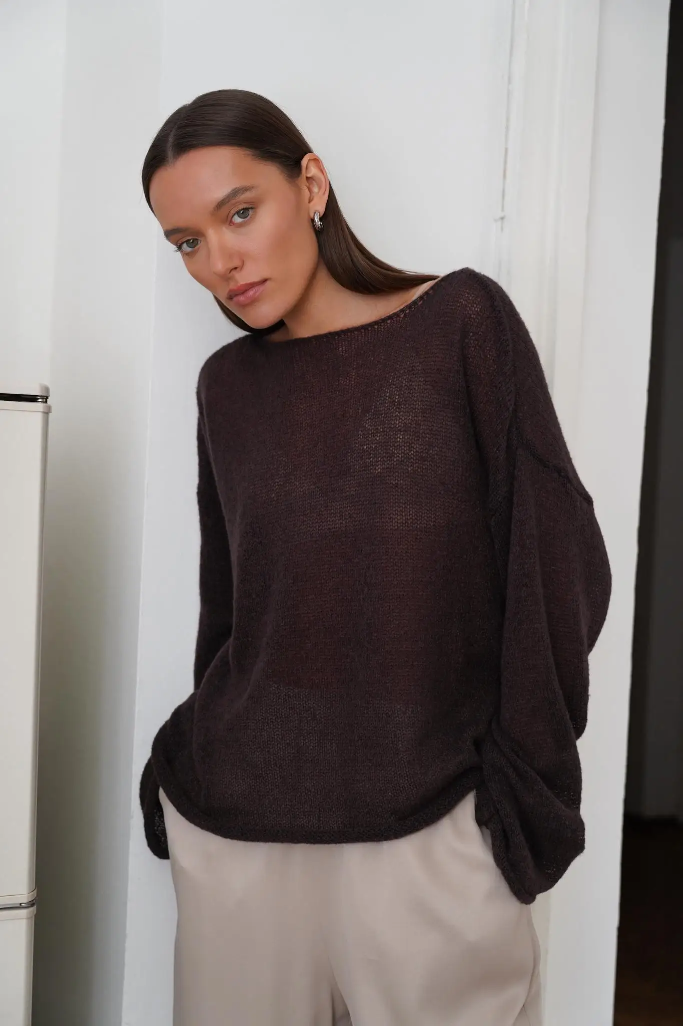 Wolfeel Women Oversized Sweater Summer Autumn Casual Fashion Loose Women Pullovers Chic White Jumper Sueter Mujer Pull Femme