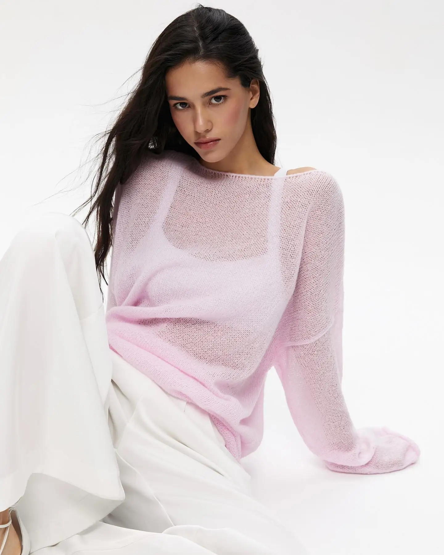 Wolfeel Women Oversized Sweater Summer Autumn Casual Fashion Loose Women Pullovers Chic White Jumper Sueter Mujer Pull Femme