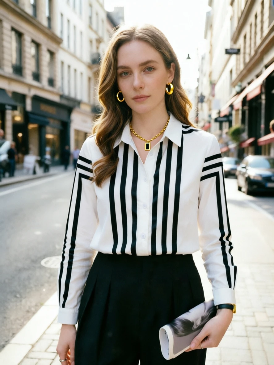 Fashion printing ladies shirts Women's Blouses Spring Autumn Long Sleeve Shirts Tops Blusas Mujer