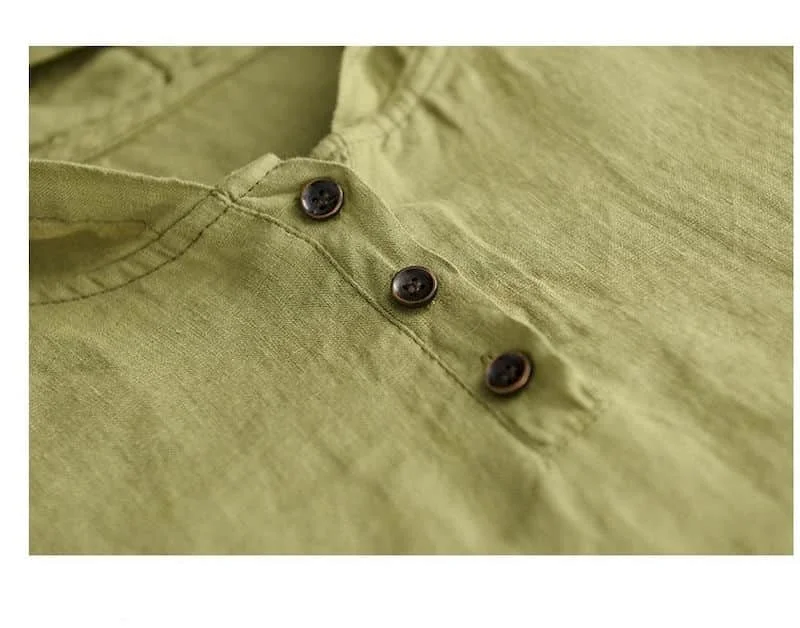 Cotton Linen T Shirts Women Vintage Hooded T-shirt Casual Loose Drawstring Swing Short Sleeve Tops Summer Trend Thin Tshirt Y2k