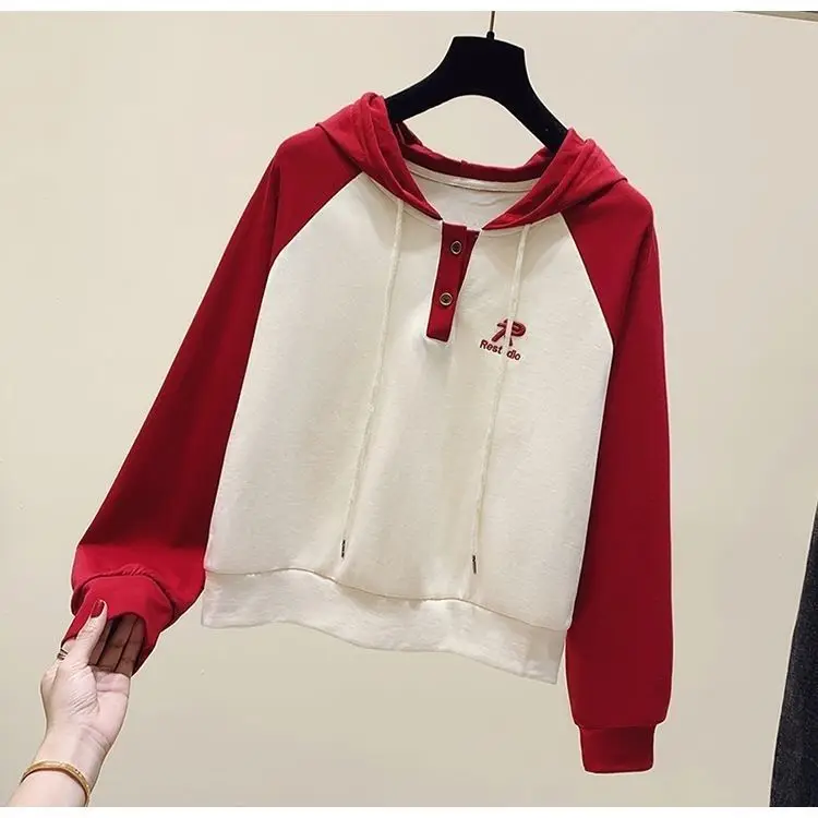 Spring and Autumn Sports Suit Women's 2023 New Korean Version Loose Age Reducing Top Slimming Casual Pants Two-piece Set