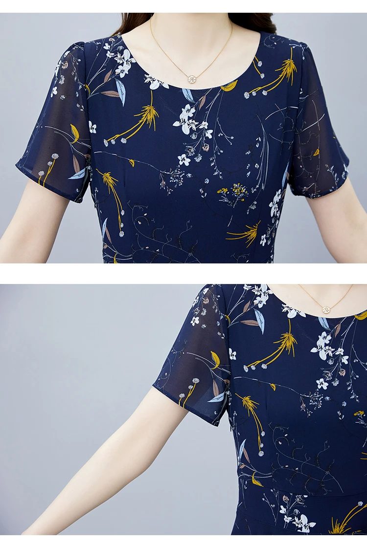 White Floral Chiffon Bodycon Office Lady Dress Summer Elegant Casual Chic Prom Long Dress 2024 Women Vintage Party Evening Dress