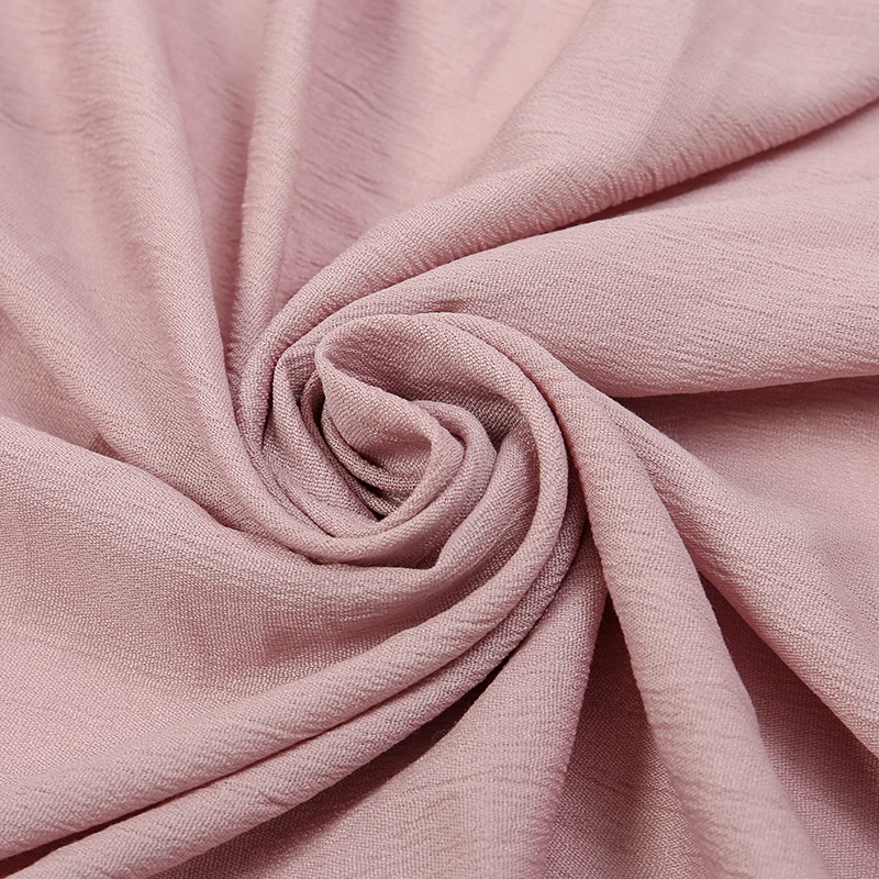 Fashion Muslim Crinkle Hijab Scarf For Women Musulman Soft Cotton Headscarf Islamic Hijab Long Shawls And Wraps Turban 180*90cm