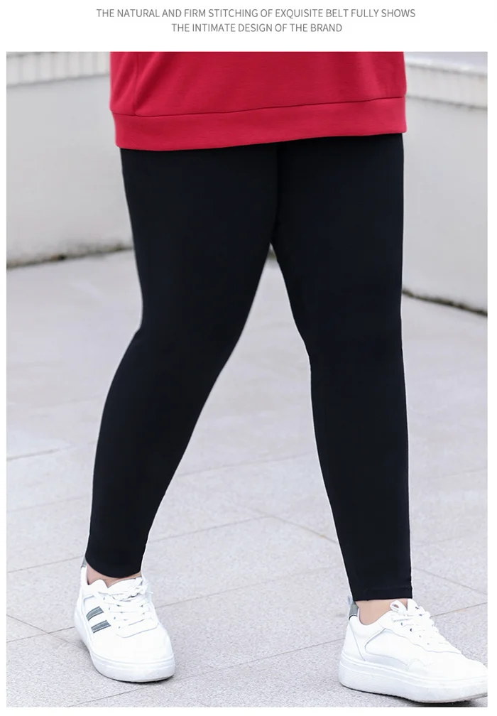 High Waist Fleece Leggings Women Velet Warm Shark Pants Slimming Skinny Stretched Plus Size 100KG 7XL 6XL Girl Thermal Trousers