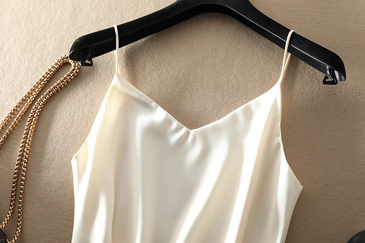 Summer Crop Top Women Camis Silk Satin Tank Top Women Camisole Sleeveless Vest Roupas Femin Cropped 2024 Cropped Top Binder Tran