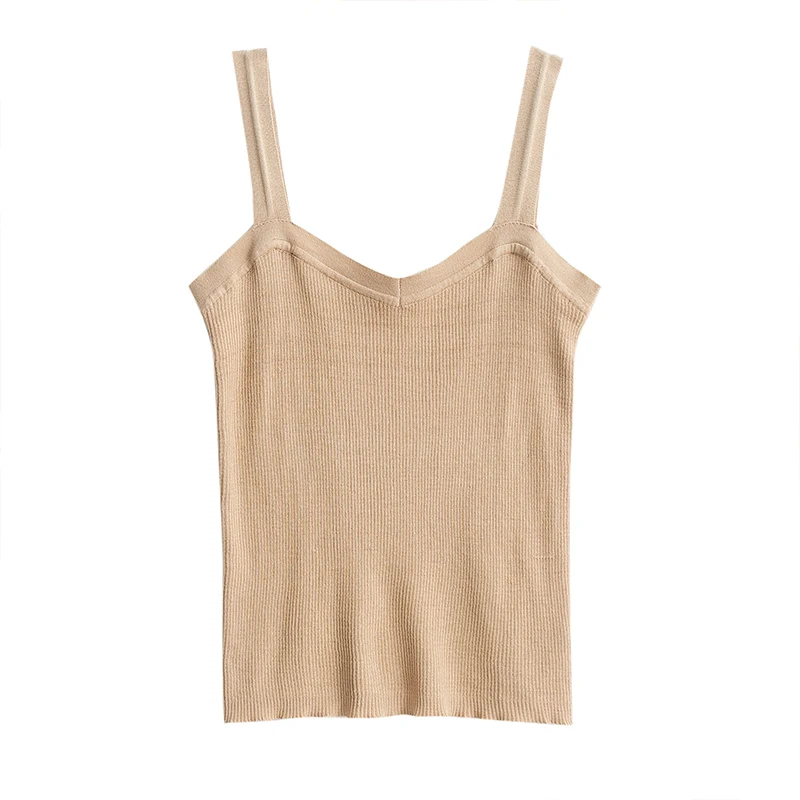 SuyaDream Women Silk Camisole 70%Silk 30%Cotton Kitted Chic Camis 2025 Spring Summer Solid Bottoming Shirt