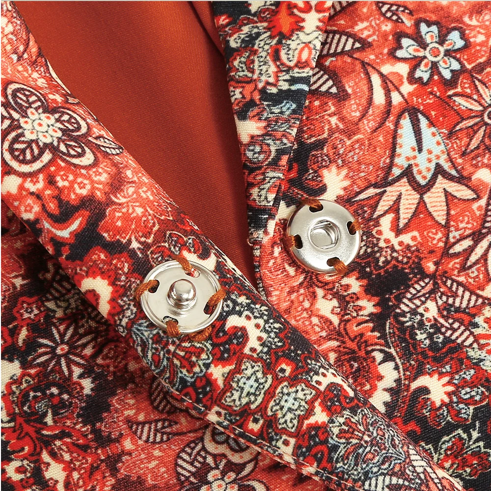 Temperament Floral Suit Collar Waist Decorative Belt Elegant Dress, Women's Fitted Cuff Decorated Feather Party Dress Coat
