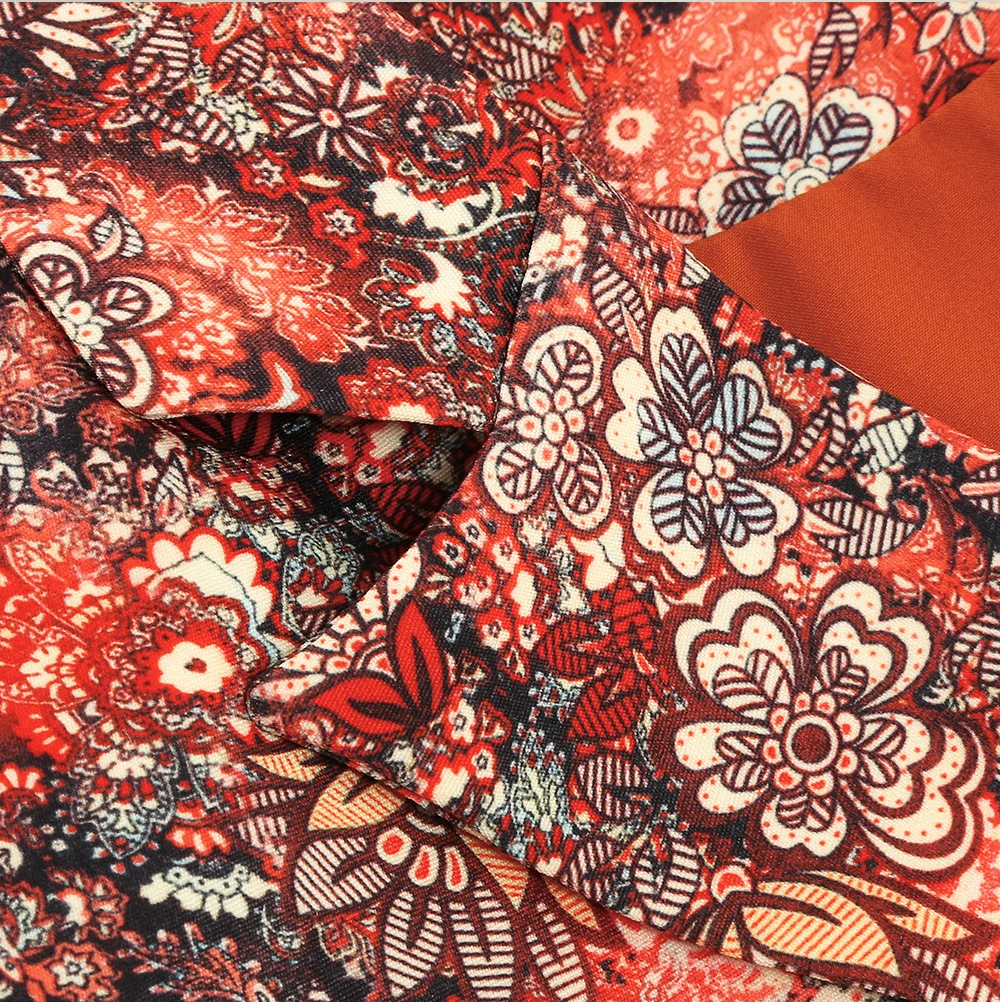 Temperament Floral Suit Collar Waist Decorative Belt Elegant Dress, Women's Fitted Cuff Decorated Feather Party Dress Coat