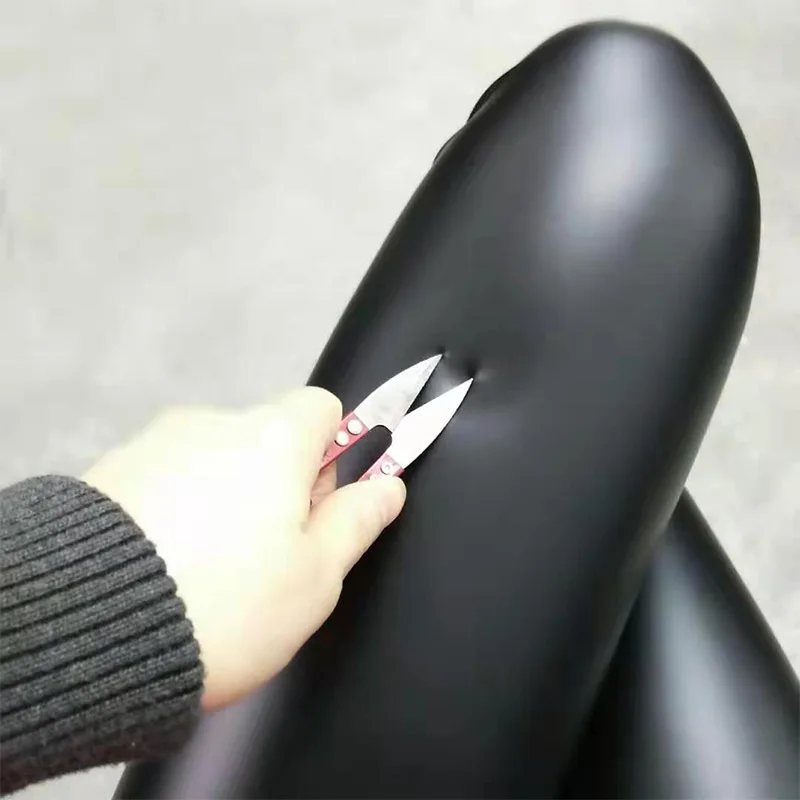 Winter Warm PU Leather Leggings Women Leather Pantalones High Waist Thermal Tights Stretchy Pants Winter Fleece Lined Trousers