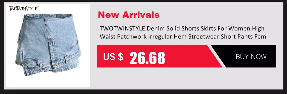 TWOTWINSTYLE Temperament Denim Jackets For Women Lapel Long Sleeve Single Breasted Loose Camouflage Jacket Female Fashion 2023