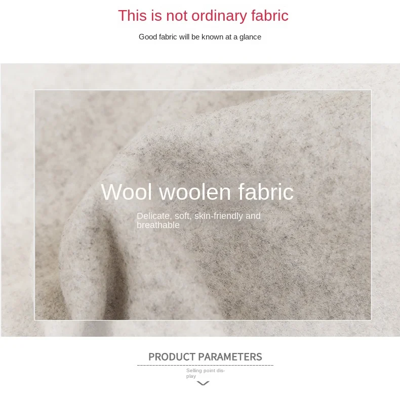 Women Wool Tweed Skirt Midi Skirt Women's Autumn and Winter New Vintage High Waist Slim Hip Skirt Mid-length A-line Skirt Woman